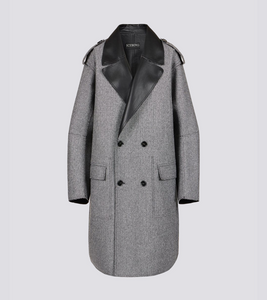 Cappotto doppio petto reversibile