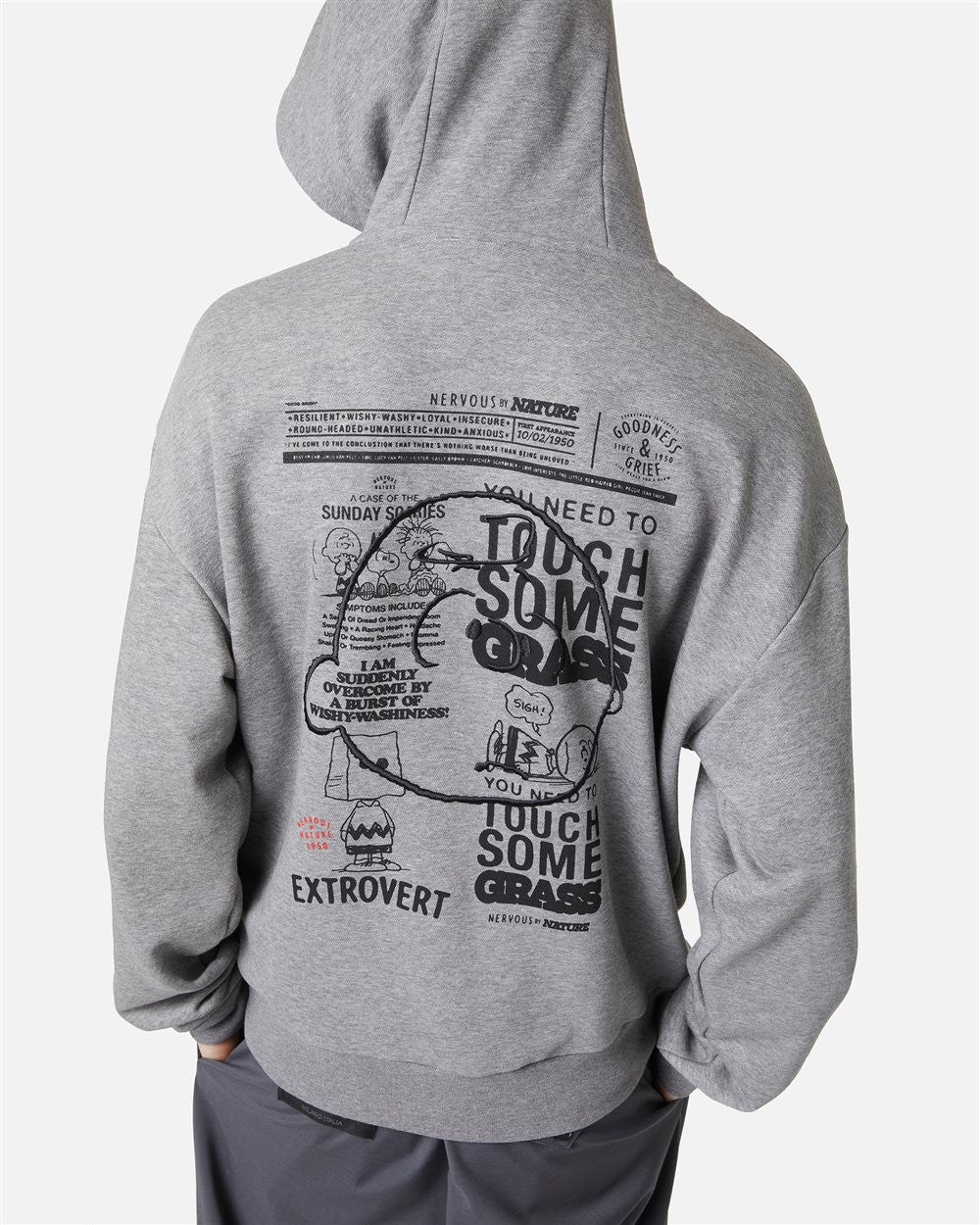 Felpa stampa Charlie Brown