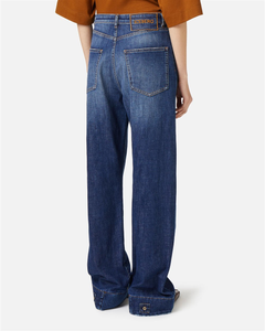 Denim stone washed