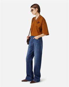 Denim stone washed