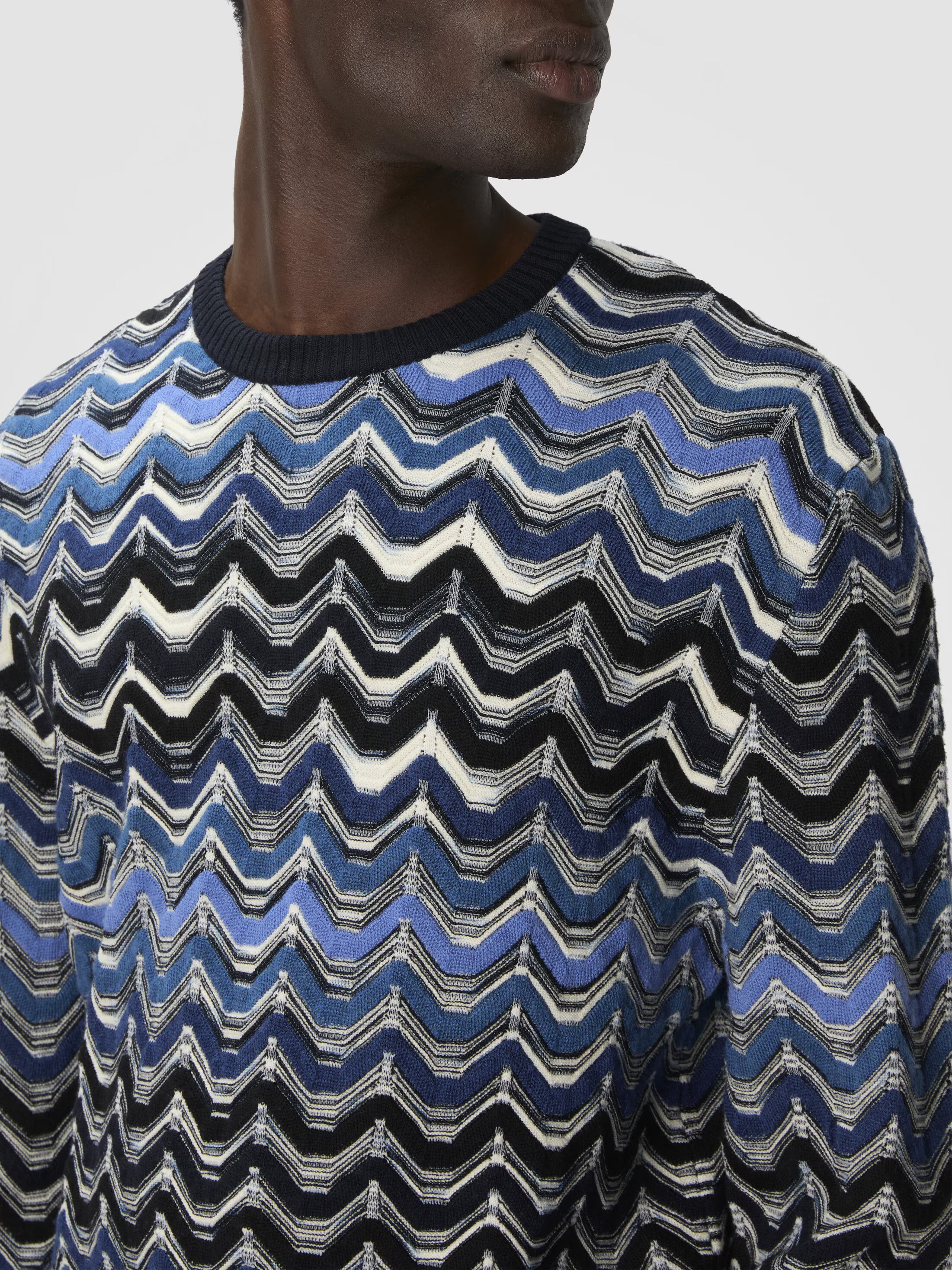 Maglia zigzag geometrico
