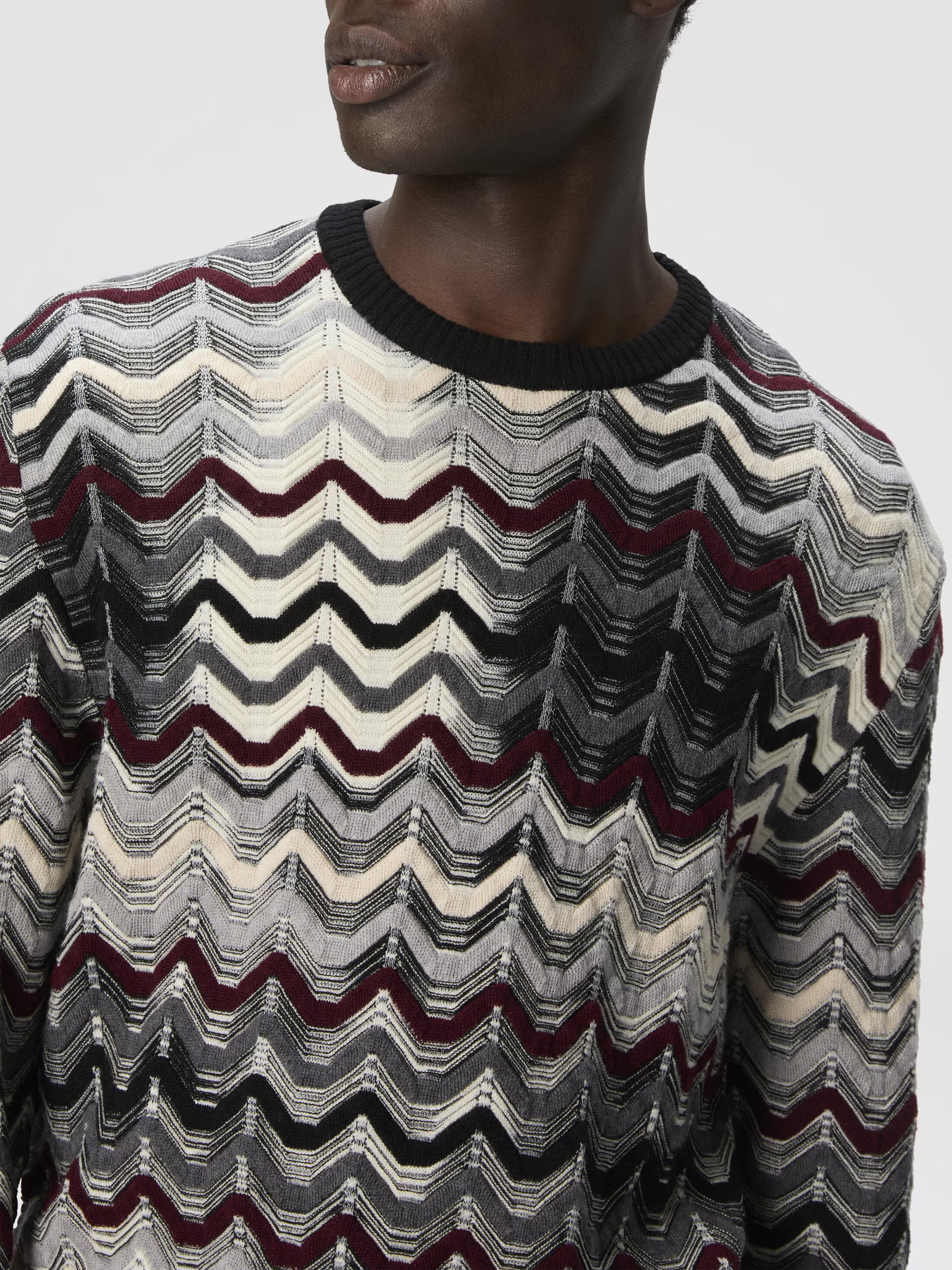 Maglia zigzag geometrico