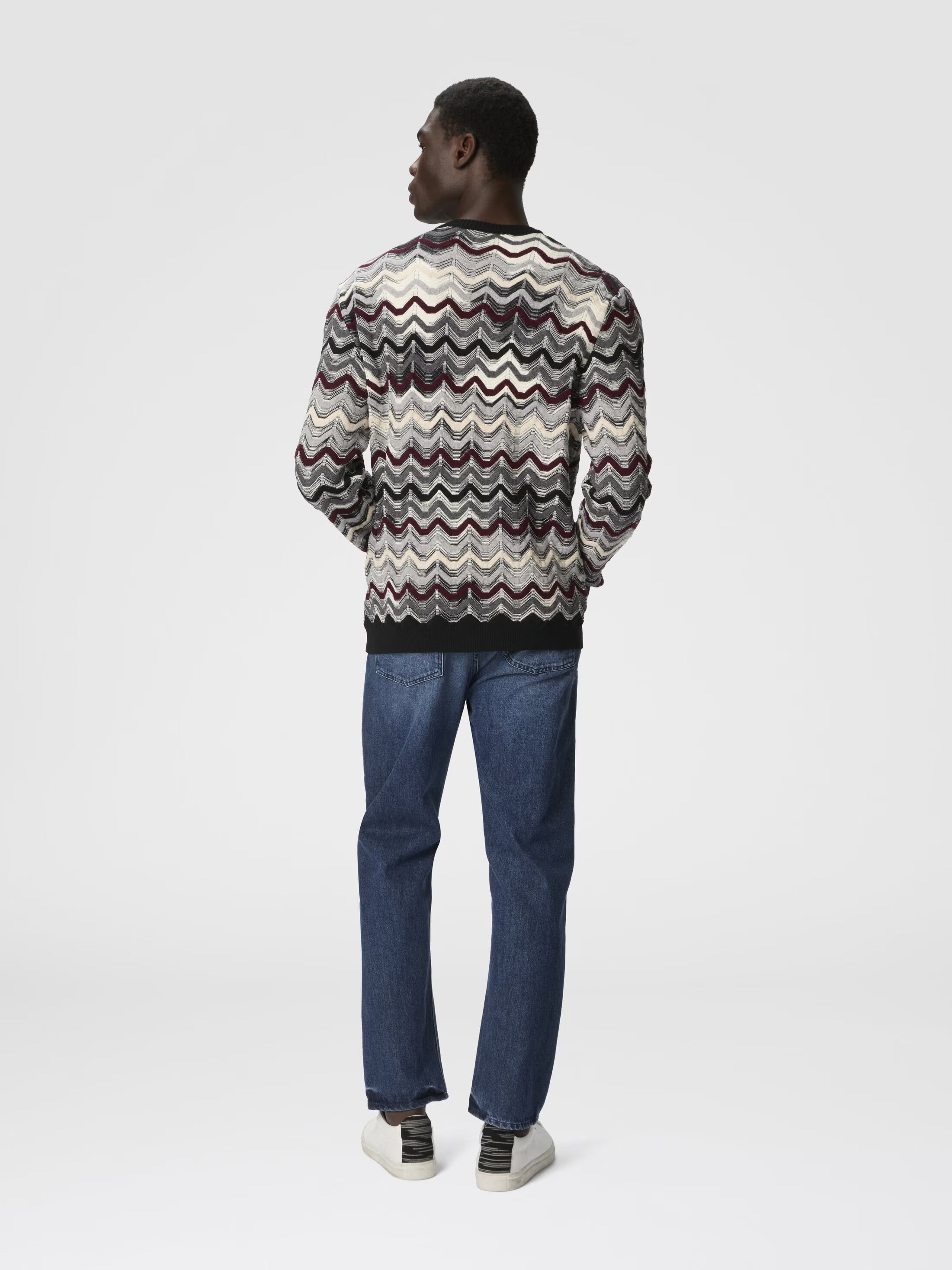 Maglia zigzag geometrico