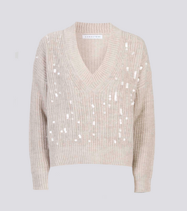 Maglia con paillettes