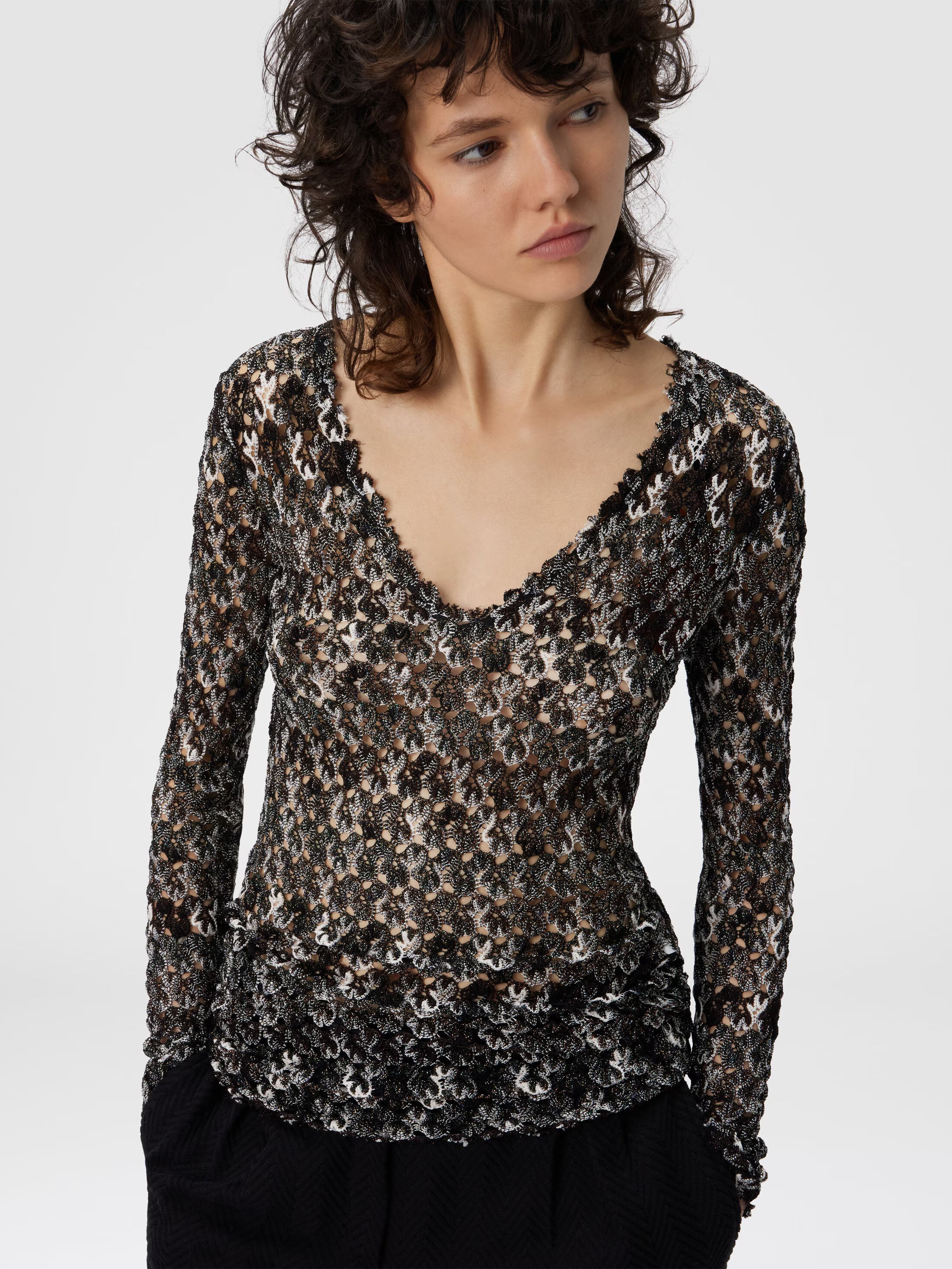Maglia in pizzo